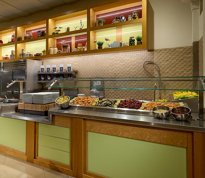 Raw Bar Station at Fresh Harvest Buffet 