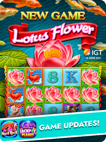 Lotus Flower IGT slot game in Hard Rock Neverland Casino