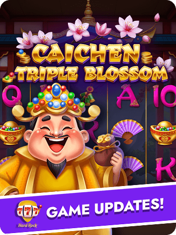 Caichen Triple Blossom Greentube slot game in Hard Rock Jackpot Casino