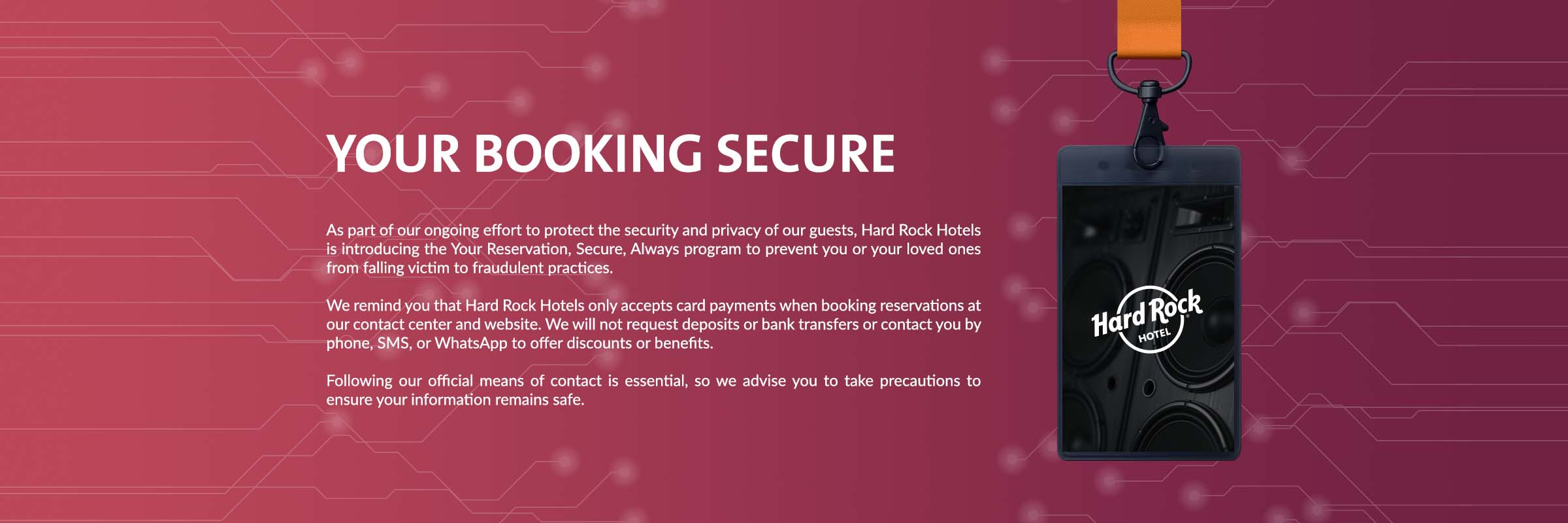 Booking Secure Program Hard Rock Hotel Riviera Maya