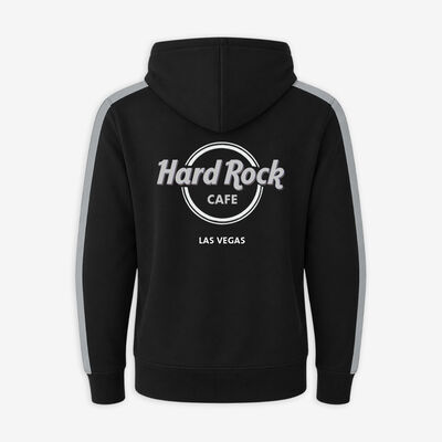 Las Vegas Full Zip Fleece in Black and Silver