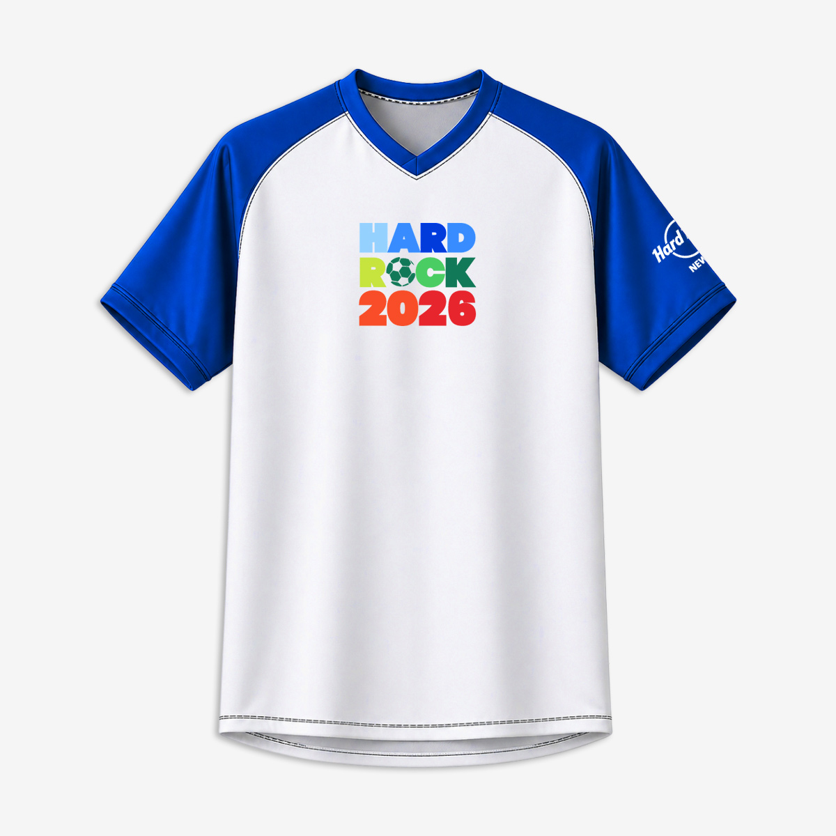 Soccer Logo Flags Tee in White image number 2